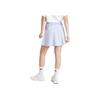Adidas Originals Solid Color Elastic Waist Casual Mini Skirt Women Bottoms Purple IP0701