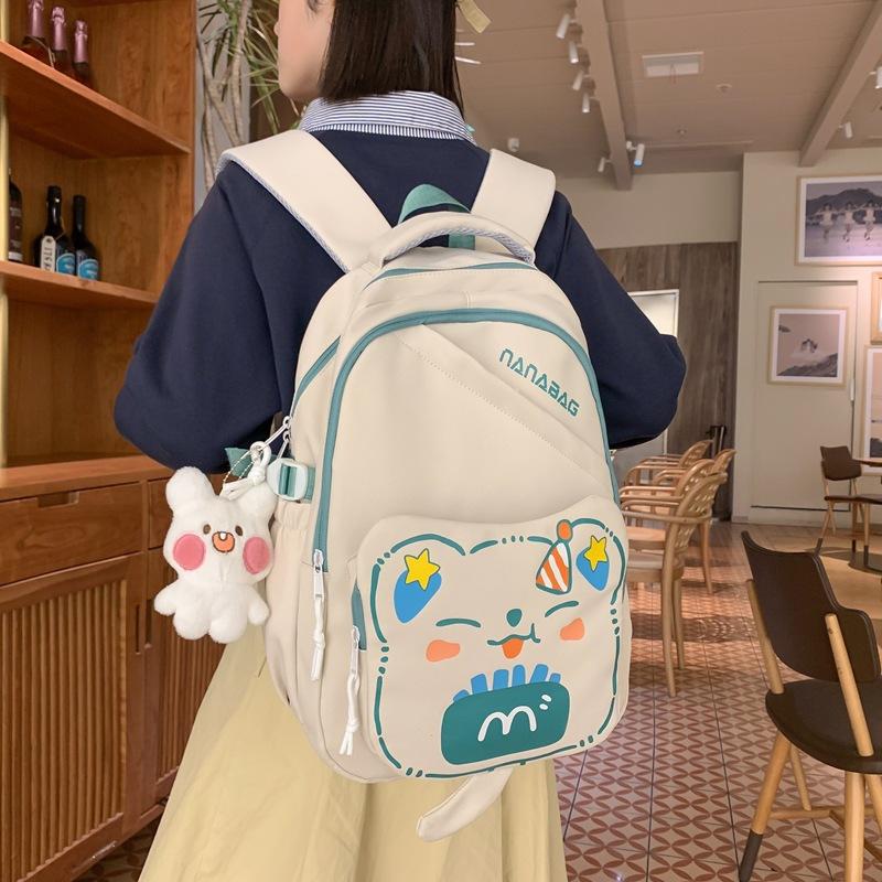Schoolbag Cute Cartoon Student School Bag Female Japanese ins Small Fresh College Fengsen Junior High School Large Capacity Backpack