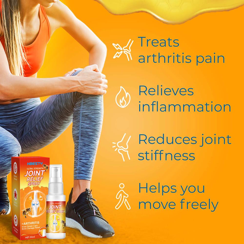 Bee Venom Knee Spray For Joint Relief And Comforting Herbal Care For Legs