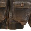 AVIREX 90s Old G-1 Leather Flight Jacket XS Brown Men's Used