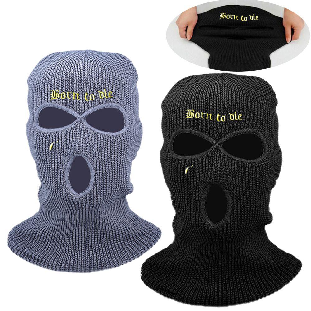 Cycling Windproof Thermal Ski Mask Neck Warmer 3 Hole Balaclavas Full Face Cover