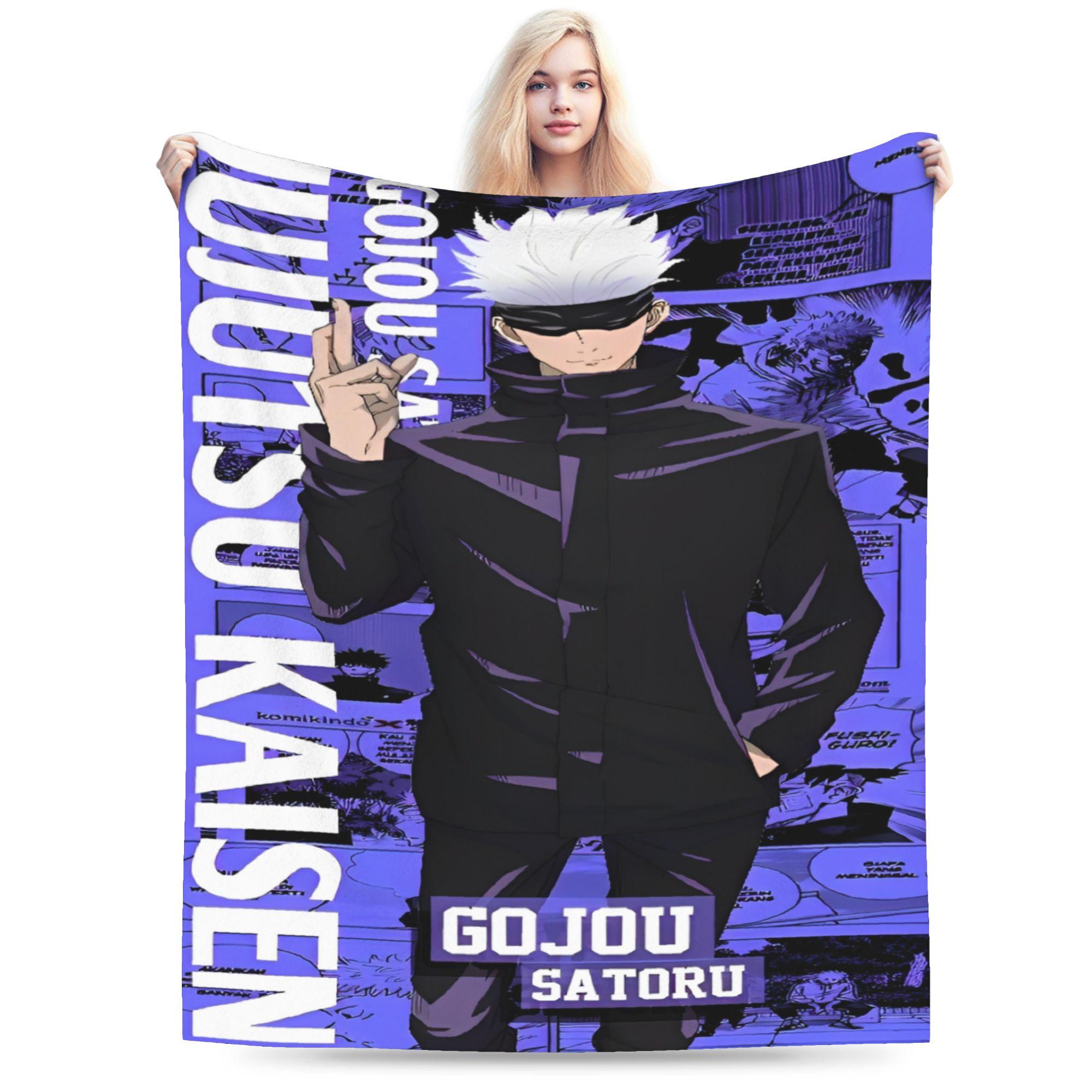 

Магическая битва Сатору Годжо Плед Флис Расслабляющий Сверхмягкий Плед для Кровати Коврик Кусок 30x40in