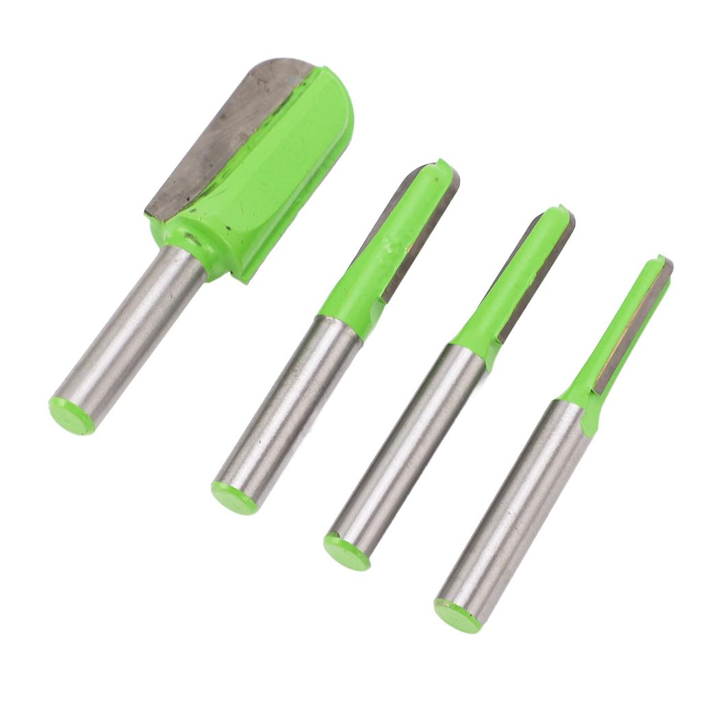 4 BUC Freze Cutie Miez Nas Rotund Adânc Coadă 8mm Freză Ruter CNC Prelucrare Lemn Cioplire Freză