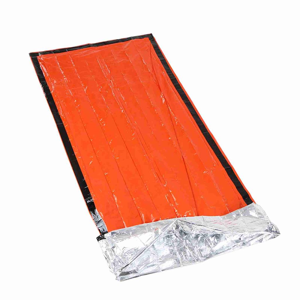 Emergency Sleeping Bag, PE Aluminized Survival Sleeping Bag Keeps Warmth Crampons Bag for Camping Hiking Bag