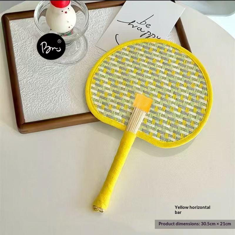 

Artificial Round Environmentally Friendly Old Chinese Style Hand-Woven Diy Hand Fans Home Decoration Cooling Fan Woven Fan A5