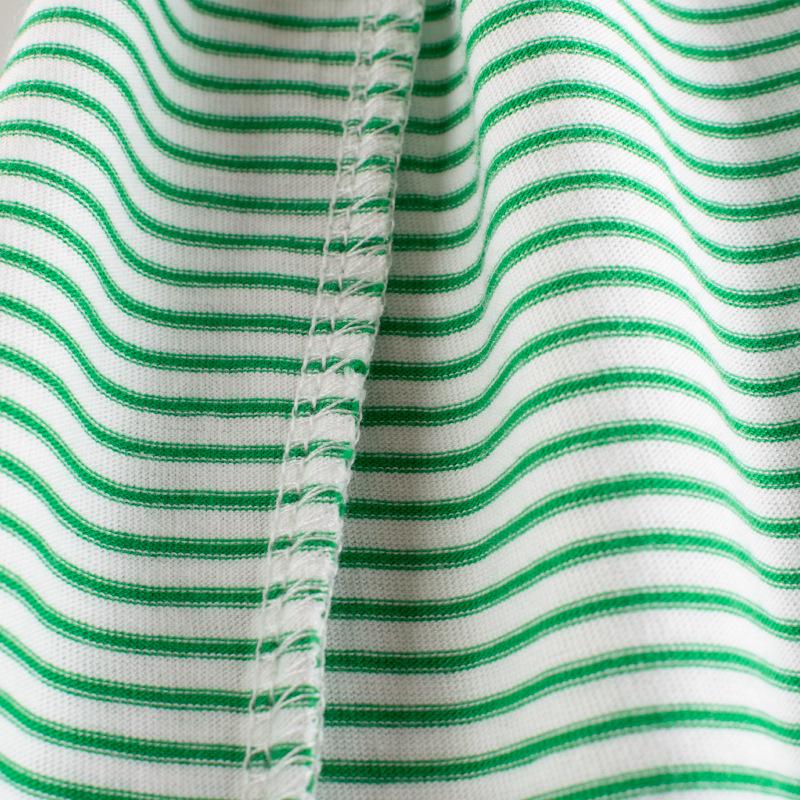 2022 Summer Korean Style Kids' Striped Short Sleeve T-shirt One Piece