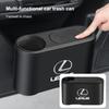 Interior Stickers Car Door Organizer Trash Can With Water Bottle Holder Trash Bin For Lexus CT200H IS250 RX300 RX350 RX450H GX46