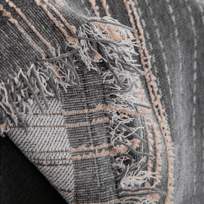 EIFLOY Stripe Sofa Towel Cover, Vintage Chenille Blanket, Anti Scratch, Couch Recliner Furniture Protector, One Piece, Universal