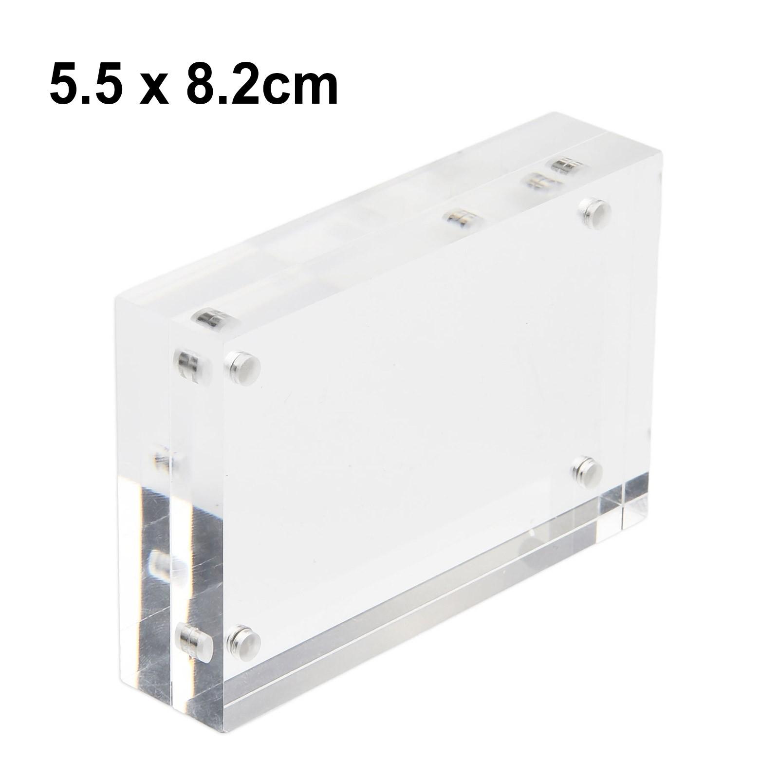 

Рамка для фото плаката прямоугольная сменная запасная толстая 5.5 x 8.2cm