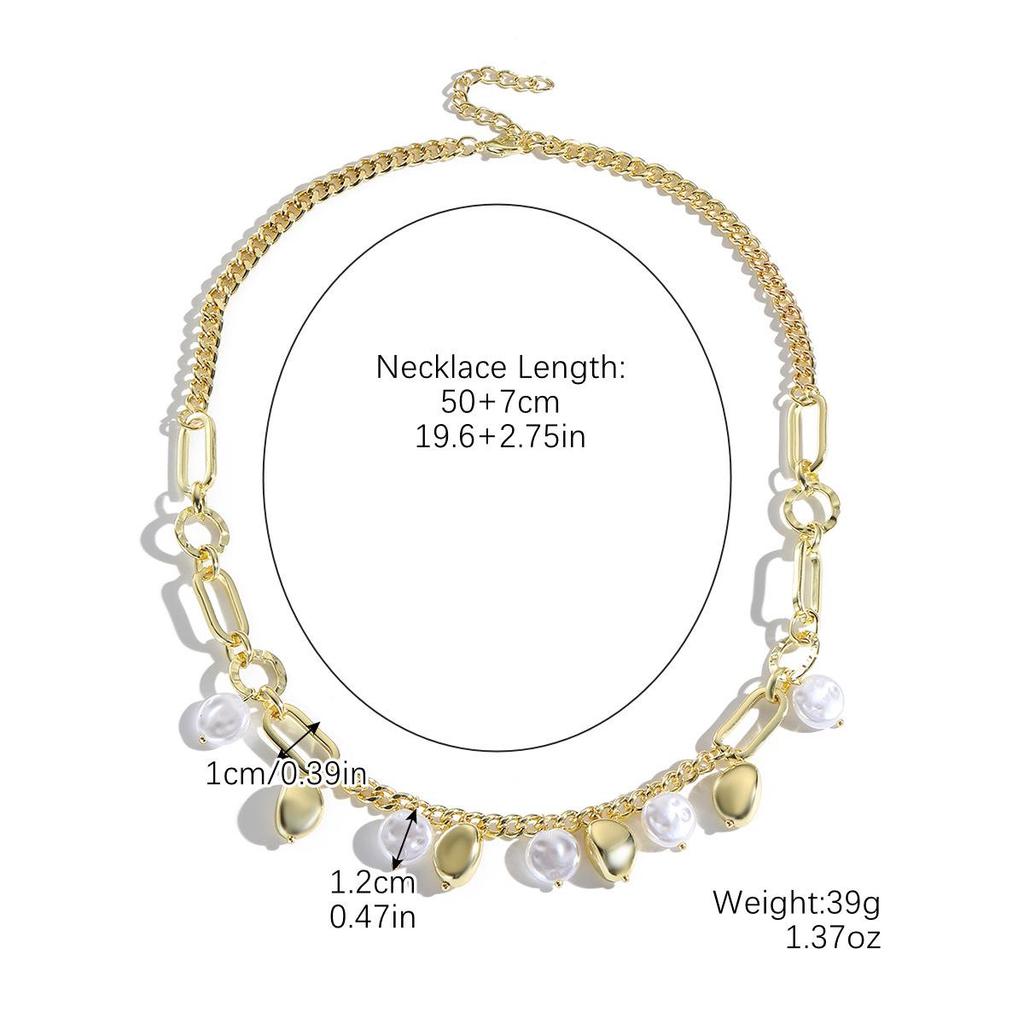 Κολιέ με Μπαρόκ Μαργαριτάρια με Vintage Έμπνευση: Ελαφριά Πολυτέλεια και Ακανόνιστος Σχεδιασμός