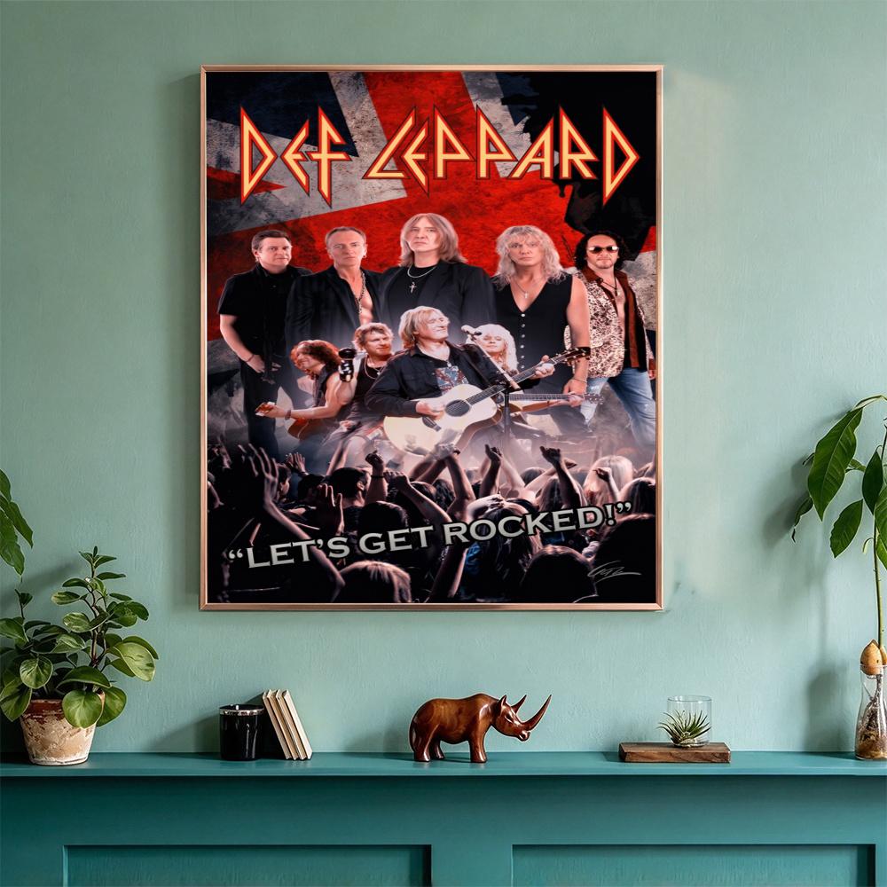 Def Leppard 5D Diamond Painting Round Diamond Rhinestones Mosaic Diamond Embroidery Wall Paintings Rhinestones Gift Frameless