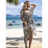 2020 Vestido largo bohemio de playa, ropa de playa para mujer, traje de baño para cubrir, traje de baño, caftán de playa