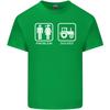Tractor Problem Solved Driver Farmer Funny Unisexs Light Cotton TShirt