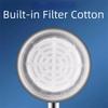 Built-in Filter Handheld Shower Head 304 Stainless Steel Shower Sprayer Nozzle  Hotel