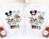 Personalizované Moje první cesta do Disney 2025 Mickey Minnie Unisex Tričko pro dospělé a děti