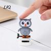 Non-slip Car Decor Funny Solar Dancing Duck Toys, Creative Fun Swinging Bright Color Toy Owl Decorations Desktop Ornaments Interior Shaking Head
