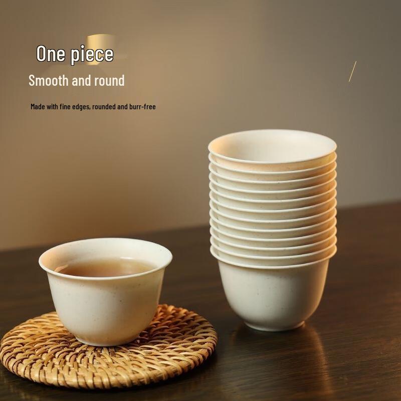 

FACE MINI Rice Husk Disposable Teacup Set