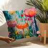 Fashion art YYayoi Kusama Pillow Case Linen Cushion Covers For Decorative Sofa Home Pillows Case Car Chair Pillows Cases