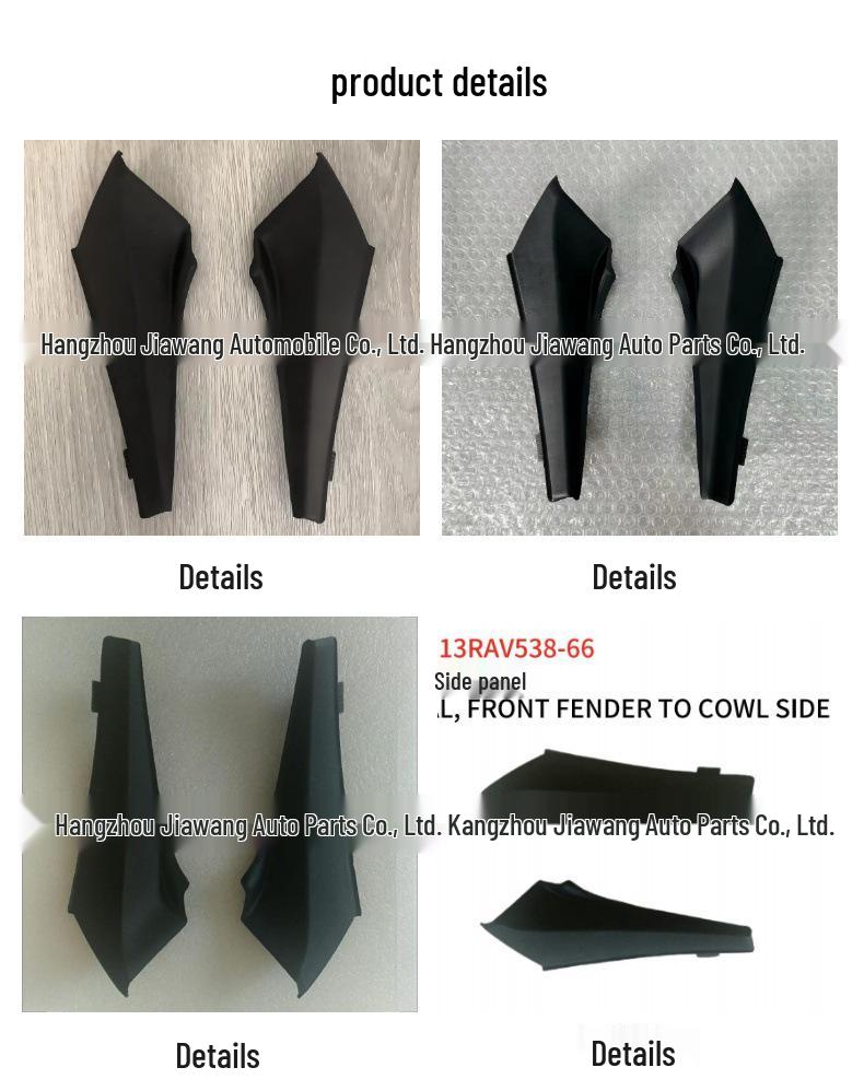 Compatible 2013 Toyota RAV4 Side Wind Deflector Panels (Part# 53866-0R040 Right & 53867-0R040 Left)
