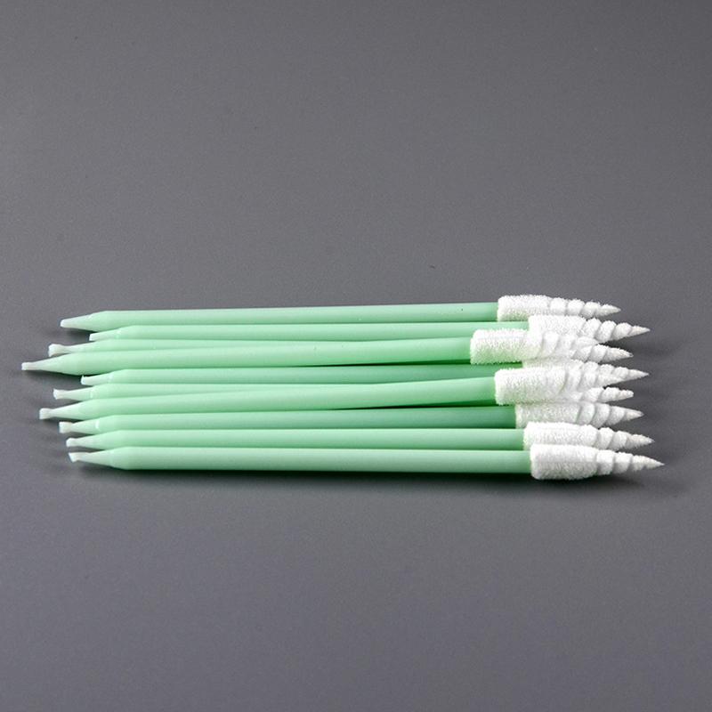 100Pcs/Pack Small Pointed Tips Cloth Head Cleaning Swab Lint Dust Free Sticks For Pcb Board Electronics Small Area Camera Optica