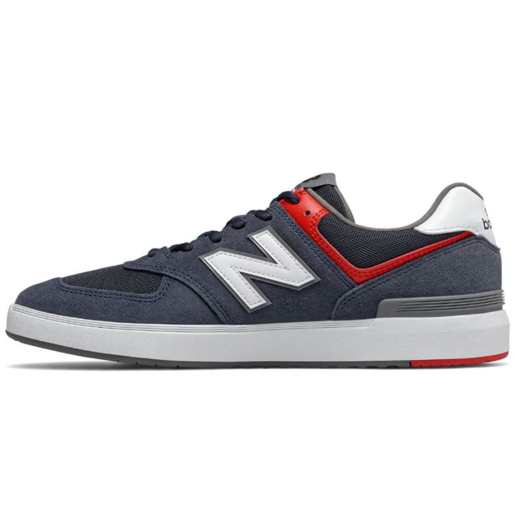 

New Balance Numeric 574 Navy Red Unisex Sneakers White AM574NVR