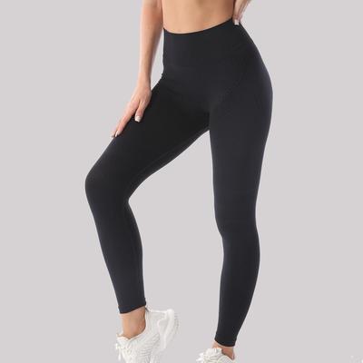 Women's Seamless High-Waist Yoga Leggings - Butt Lifting, Stretchable Fitness Pants for Running