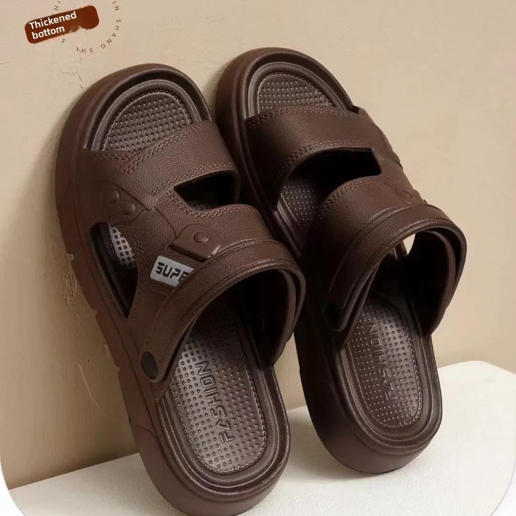 Fashion New Hot Sale Of The Season Men's Summer Sandals Soft Bottom Anti-Slip Wear-Resistant Beach Shoes Casual Outdoor Slippers Comfort