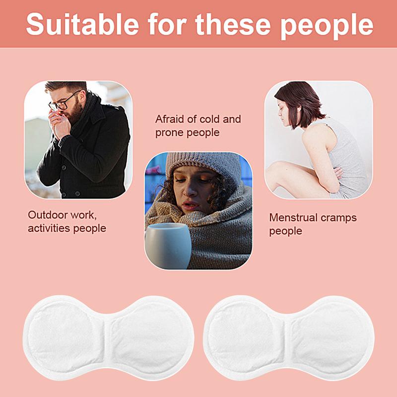 Heating Patches Self-Heating Waist Warmer Winter 10X Portable Menstrual Heating Pad Warm Adhesive Portable Heating Patches