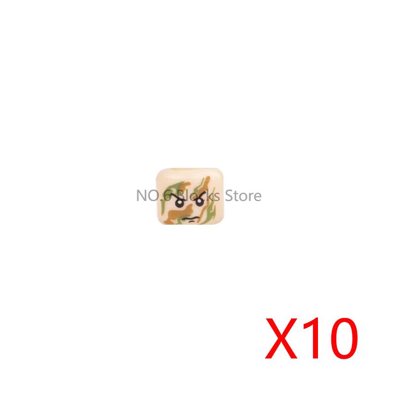 City Building Blocks Body Character Clothing Head Face DIY Parts Hair Expression Accessories Figure Headwear Helmet Bricks Toys