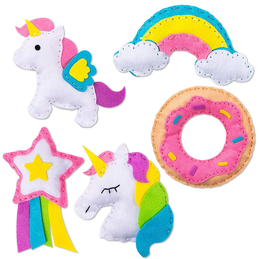 DIY Animal Sewing Kits Fine Skills Felt Toys Fun Felt Animal Sewing Crafts Early Kids Education Sensory Sewing Set Holiday Gifts