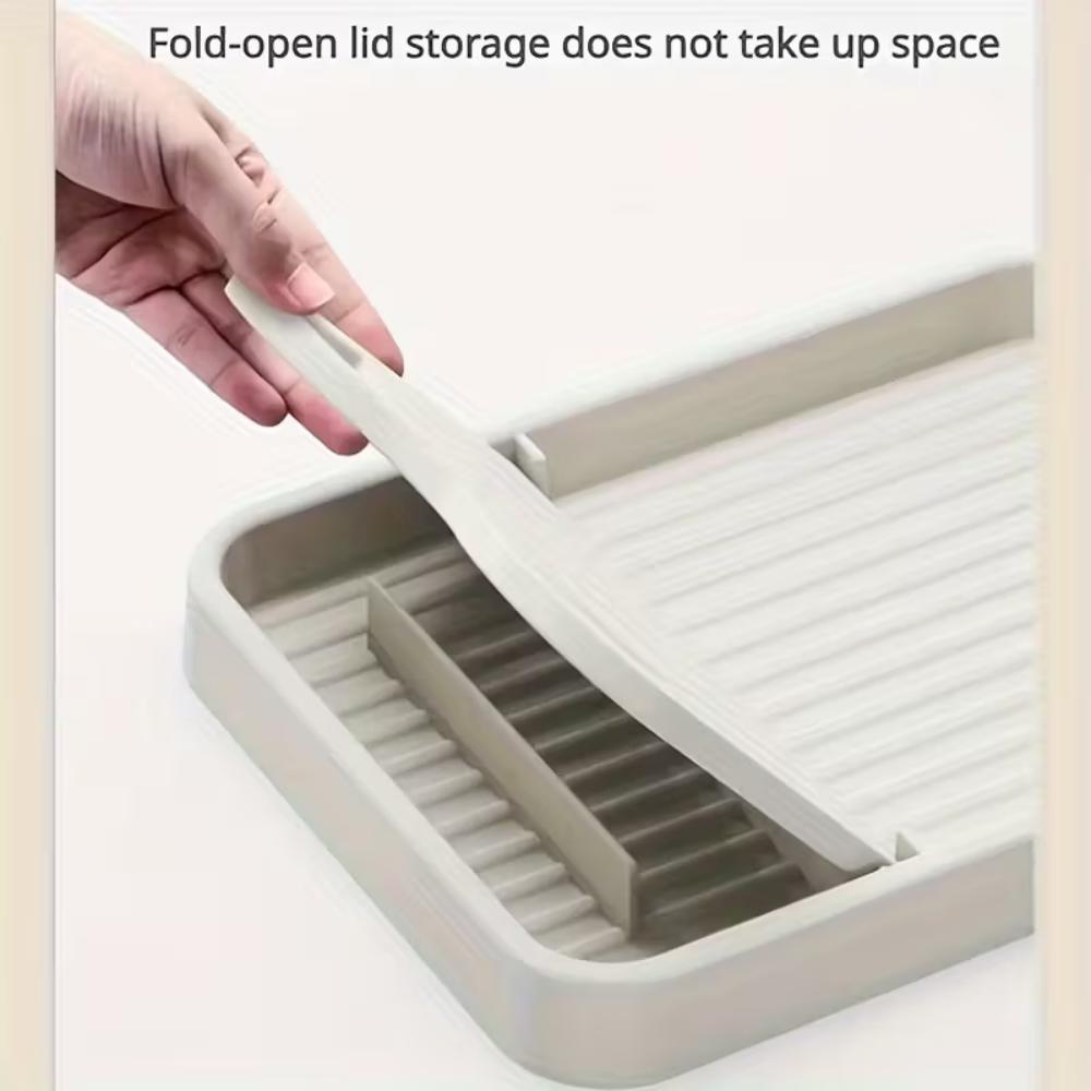 Kitchen Counter Spoon Rack - Pot Lid Rack and Spoon Rack - Multi-purpose Small Tools To Keep the Countertop Clean - Silicone Rac