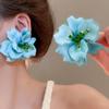 Elegant Exaggerated Petals Earrings Sweet Women's Jewelry Trendy Flower Stud Earrings  Gift