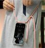 Shockproof Transparent Phone Case Crossbody Necklace Cord Lanyards With Rope For iPhone 16 Pro Max 15 14 Pro 7 8 X XR 13 12 11 Pro MAX