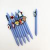 10Pcs Sky Blue Series Medical Pens, Quick-Dry Plastic Ballpoint Pens with Medium Tip, Suitable for Nurses and Healthcare Professionals, Perfect Hallow