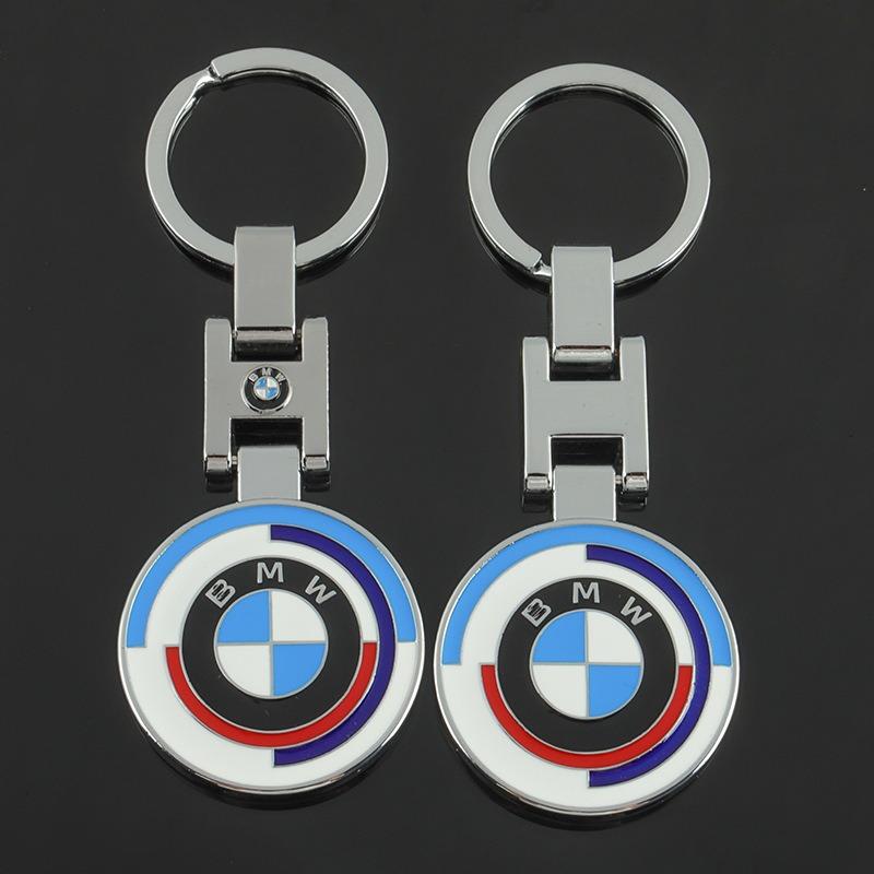 For Bmw M M3 M5 Performance E36 E39 E46 E53 E90 E60 E61 E93 X3 X1 3D Metal Car Styling Emblem Keyring Car Key Chain Accessories rldf93