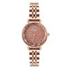 Fashion High-Value Steel Belt Quartz Watch Women'S Light Luxury High-End Small Plate Stainless Steel Waterproof Watch