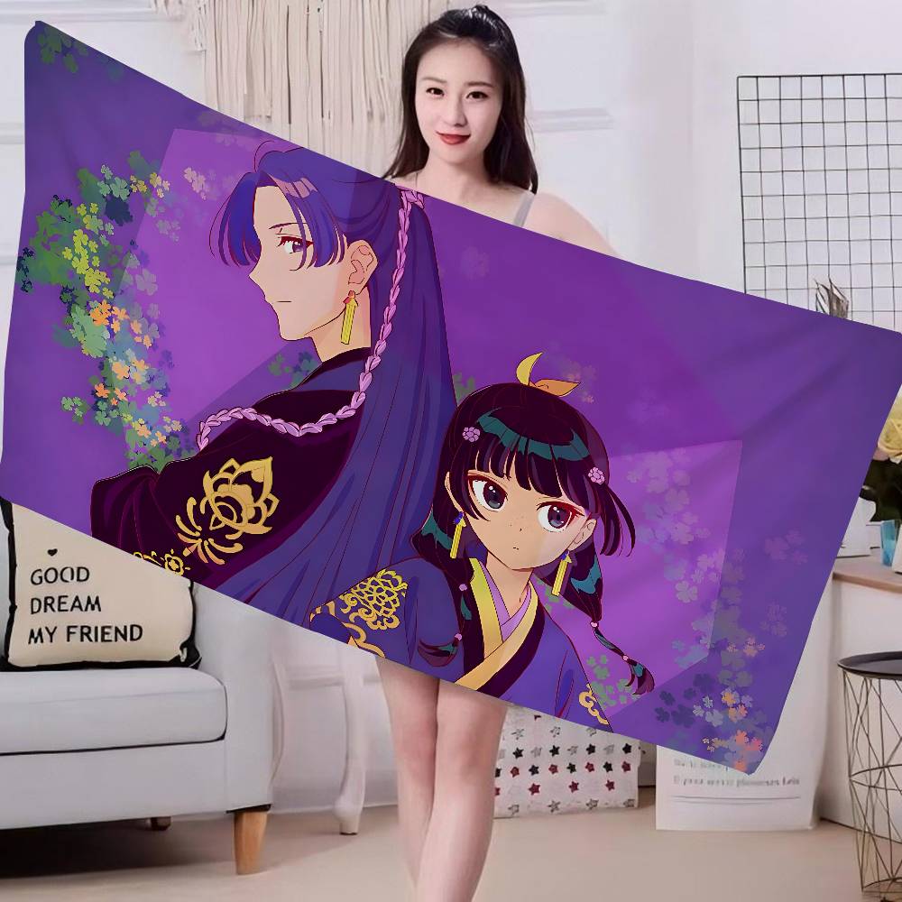 Anime The Apothecary Diaries Microfiber Beach Towel Absorbent Quick dry Soft Yoga Swimming Resort Mountain Climbing Towel