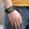 European & American Fashion Thor's Hammer Leather Bracelet - Alloy & PU Leather