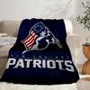 Patriots Teamgeist Tragbare Decke/Weiche Decke Bettwäsche Decke Geeignet für Reisen Camping Wohnzimmer Büros Sofas Fan Geschenke