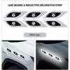 Car Side Fender Reflective Safety Strip Stickers Auto Warning Reflector Sticker For Skoda Fabia Kamiq Superb Scala Enyaq-iV MK3  CX3