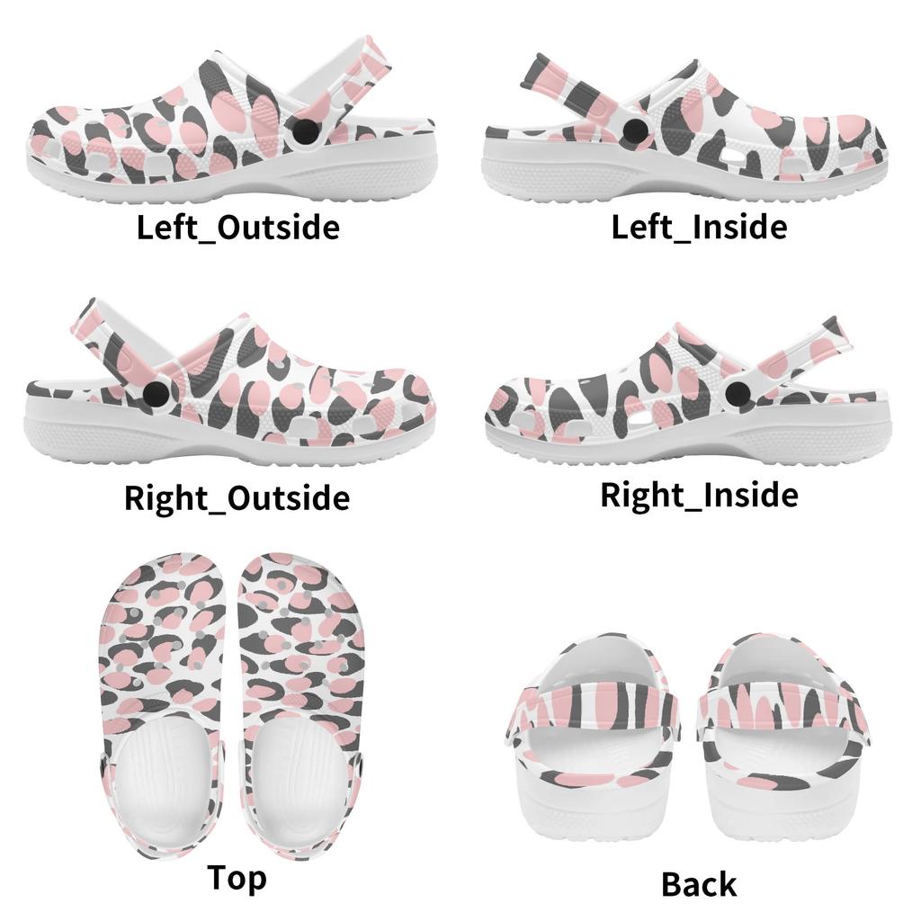 Graphic Printed EVA Clogs Women Men Breathable Lightweight Easy Slip On Casual Shoes Soft Summer Sandals Easy Daily Wear