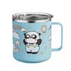 Beerus Team Stainless Steel Mug: Cute Cartoon Style, Leak-Proof, Dustproof, with Lid for Coffee, Tea, or Water.