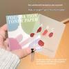 100 Sheets Disposable Makeup Mixing Palette Paper Makeup Mixing Palette Concealer Color Mixing Stripes Foundation Blending Paper