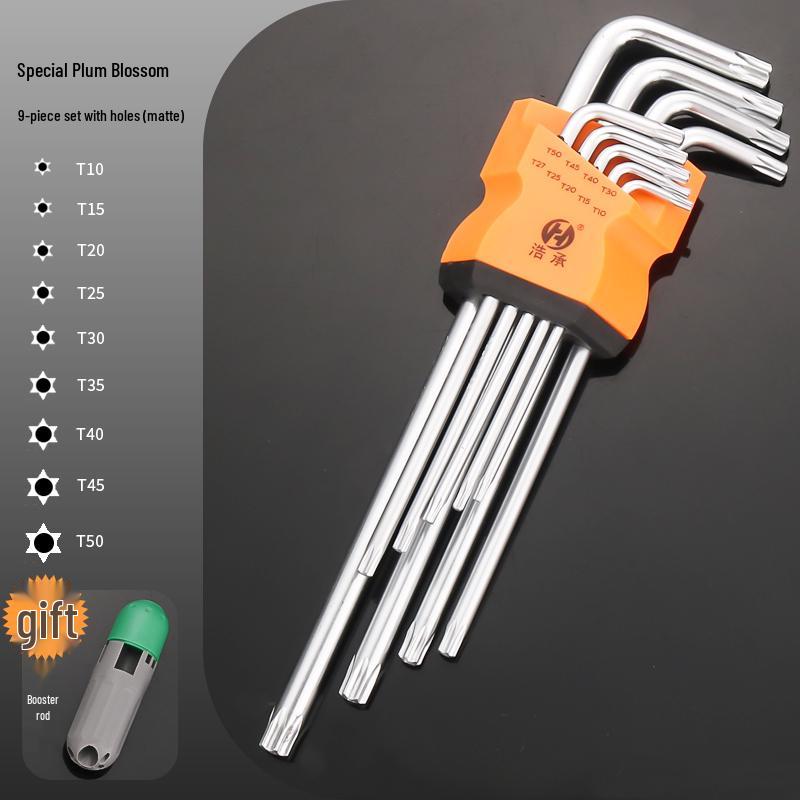 6-Point Torx and Metric Hex Wrench Set