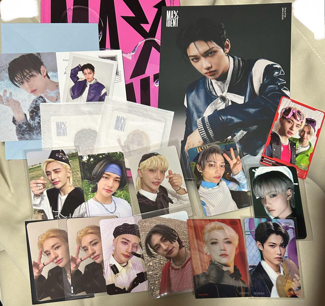 

[USED] straykids maxident hyunjin felix trading cassette set