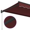 Manual Awning Burgundy Red 350x250 Cm