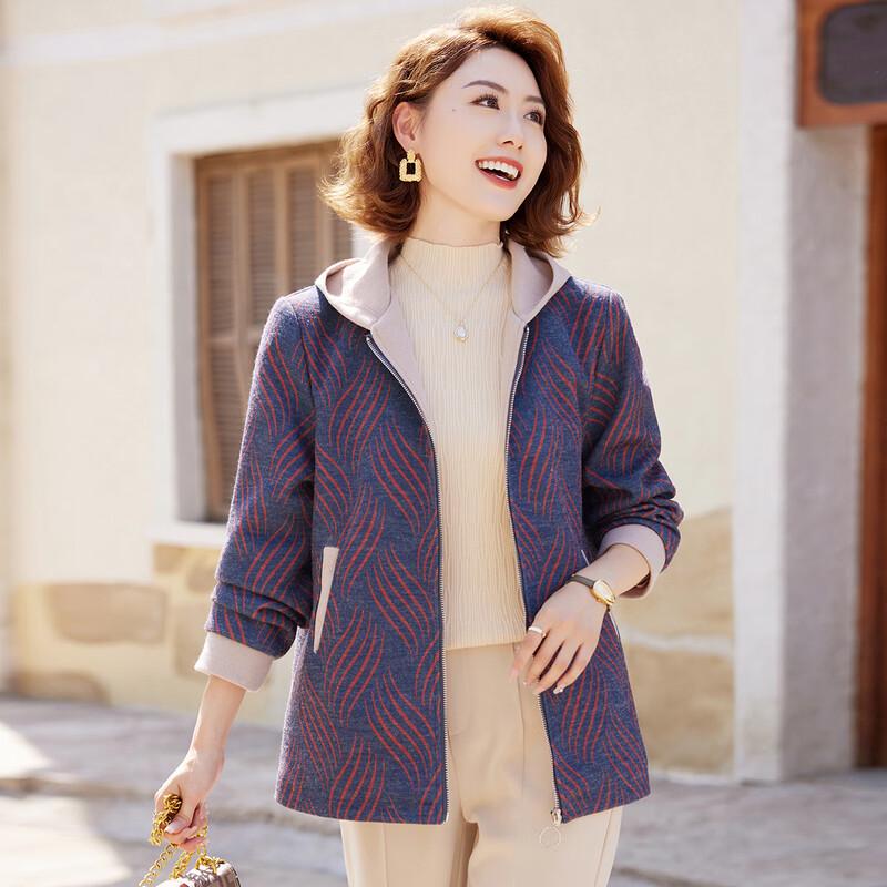 

Women s Classic Hooded Warm Zip Jacket XL