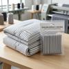 100% Washed Cotton Duvet Cover Minimalist Striped Bedding Set for Single Queen King Size Bed Home Textile 200TC INS Quilts Cover
