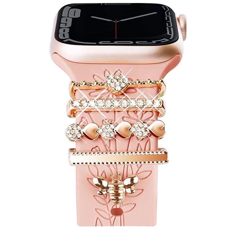 Universal Silicone Decorative Ring for Apple Watch Strap