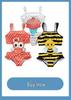 Newborn Baby Boys Long Sleeve 3-Piece Set for Autumn/Winter, 0-1 Year Bodysuit